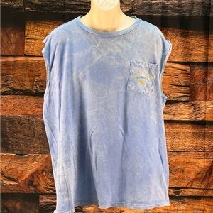 Harley-Davidson Light Blue Washed Tank with Logo Tag